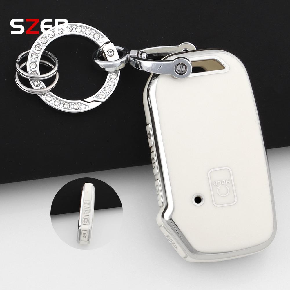 5 Button Tpu Style Car Key Case Cover Holder Keychain For Kia Telluride Telluride Sx Sportage R K5 Gt Line Seltos