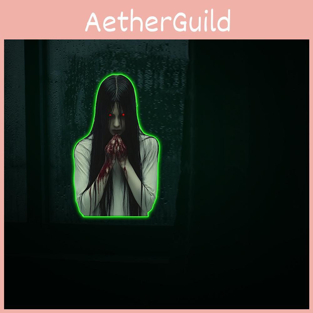 Blood Glow Night Handprint Wall Decal For Party Venue And Home Interior Decor