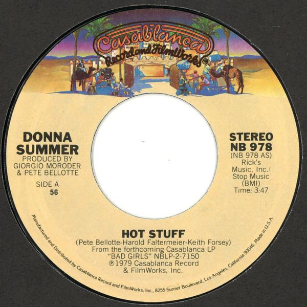 

7inch Record DONNA SUMMER - Hot Stuff NB978 Casablanca 1979 US Dance & Electronica Used