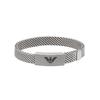 Woven Eagle Logo Stylish Simple Bracelet Unisex Bracelets Silver EGS3150040