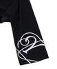 YOUHEE Slogan Skirt Pants_Black