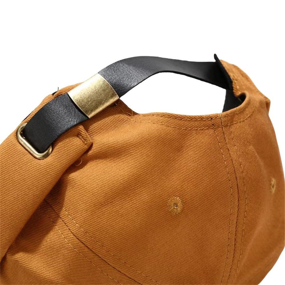 Retro Letter Brimless Docker Cap Cotton Vintage Dome Hat Fashion Skullcap Outdoor
