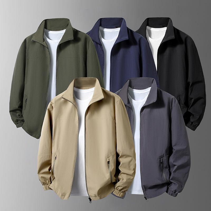 Jacket Men Autumn Coats Male Clothing Jacket Wearing Men Jacket Casual Outwear Waterproof Korea Japan Plus Size