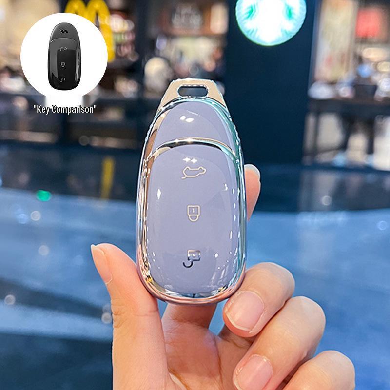 High-End Full-Coverage Car Key Cases & Buckles for 2020-2021 Li Auto ONE Models