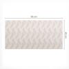 Vinyl Protective Workplace Mat Delicate Leaves 90x45 cm