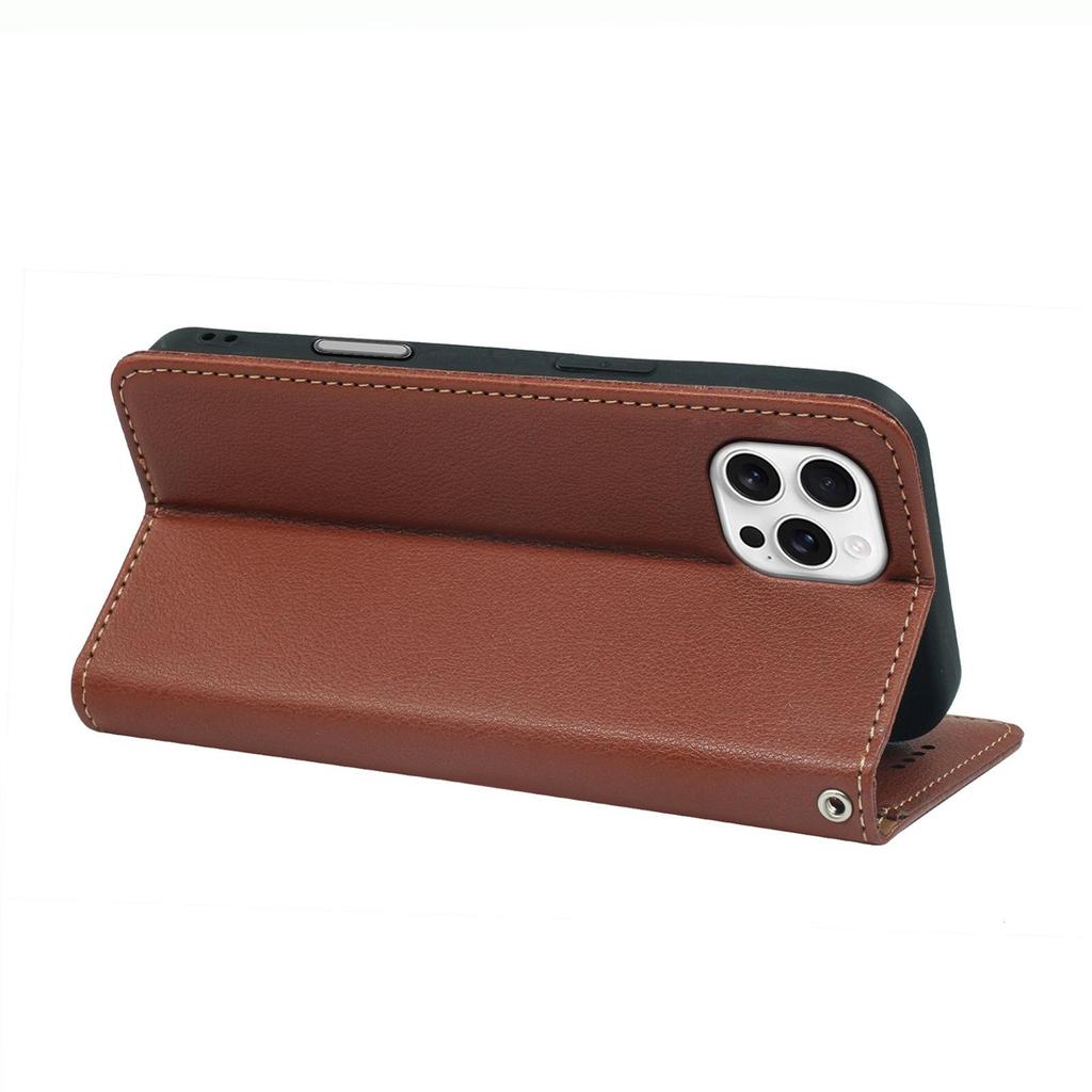 Huawei Honor Magic 8 Pro Lychee Pattern Anti-Scan Magnetic Leather Phone Case