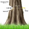 Sturdy Tree Felling Wedges ABS Plastic Splitting Wedge Chainsaw Wedges for Trees  Safe Cutting