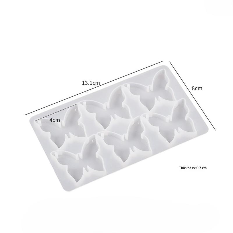 Silicone Mold Heart Star Flower Butterfly Pendant Making Geometry Handmade Diy Tool Uv Epoxy Resin Silicone Moulds A2