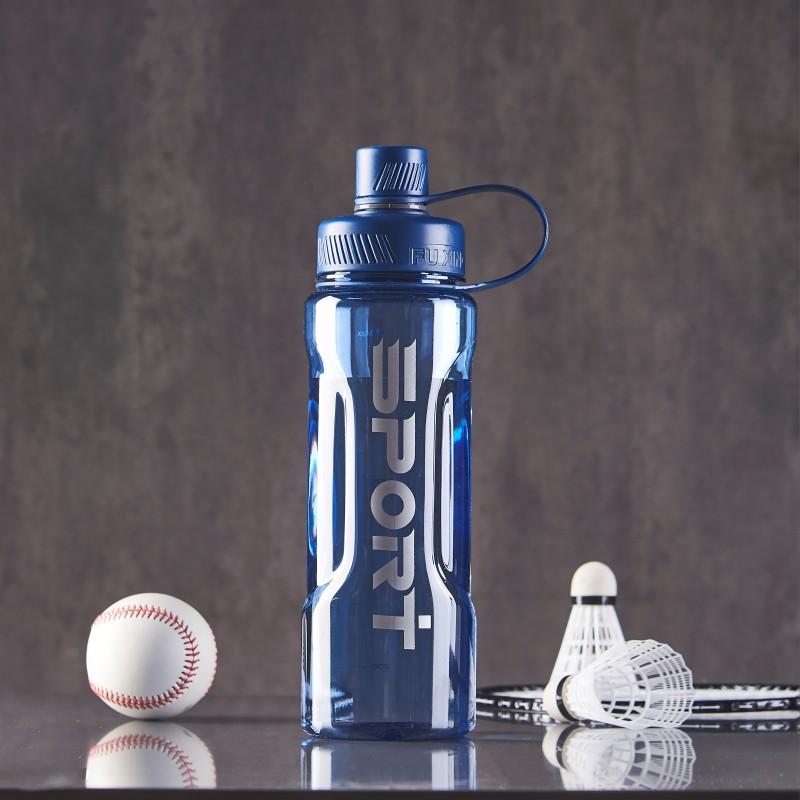 Fitness-Wasserflasche mit großem Fassungsvermögen, stoßfester und auslaufsicherer Plastikbecher, hochtemperaturbeständige Weltraum-Wasserflasche