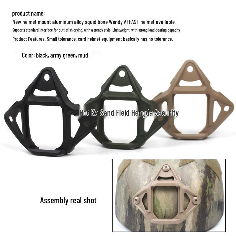 Second Gen Aluminum Alloy Tactical Helmet Base with Metal Mount Accessories