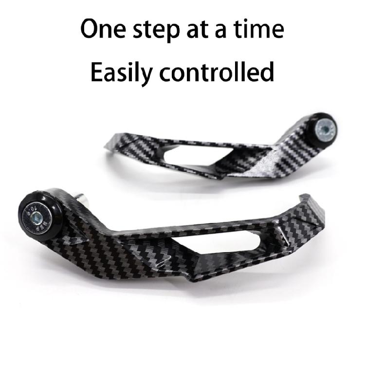 2PCS Motorcycle Handguard Brake Lever Shield Aluminum Secure Installation For Optimal Brake Control & Injury Defense