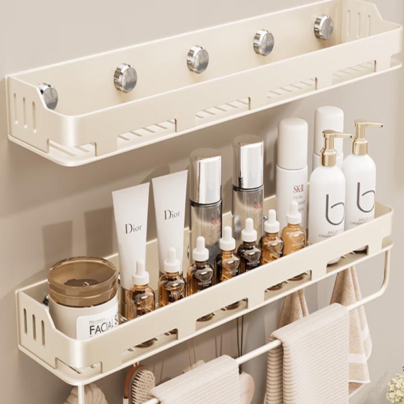 Yiceng Cream Style Suction Cup Kitchen Storage Shelf Set