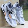 Summer Men's Shoes Spring and Autumn Leather Shoes Men's Mesh Deodorant Wear-resistant Sports Shoes Trend Versatile Casual Trendy Shoes