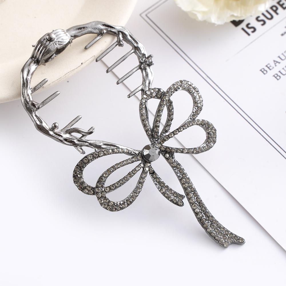 

Заколки-краб для волос с жемчугом и стразами, бант, цветок, кисточка, конский хвост, пряжка, пучок, держатель для хвоста, заколка для волос для женщин, женские аксессуары для волос