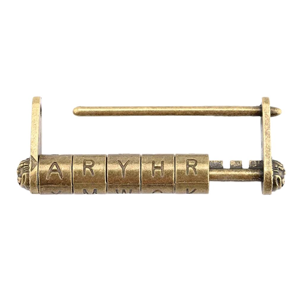 

Functional Vintage Style Padlock with 5 Digit Combination and Horizontal Gate for Secure Fastening of Containers China Mainland