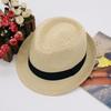 Logo Can Be Customized For Spring And Autumn Short Brim Top Hat Promotional Gift Hat Straw Hat Versatile Gift Hat For Men And Women