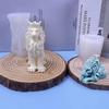 1pc Cute Lion Silicone Candle Mold Handmade 3D Sitting Lion King Animal Soap Paste Resin Cement Casting Mold
