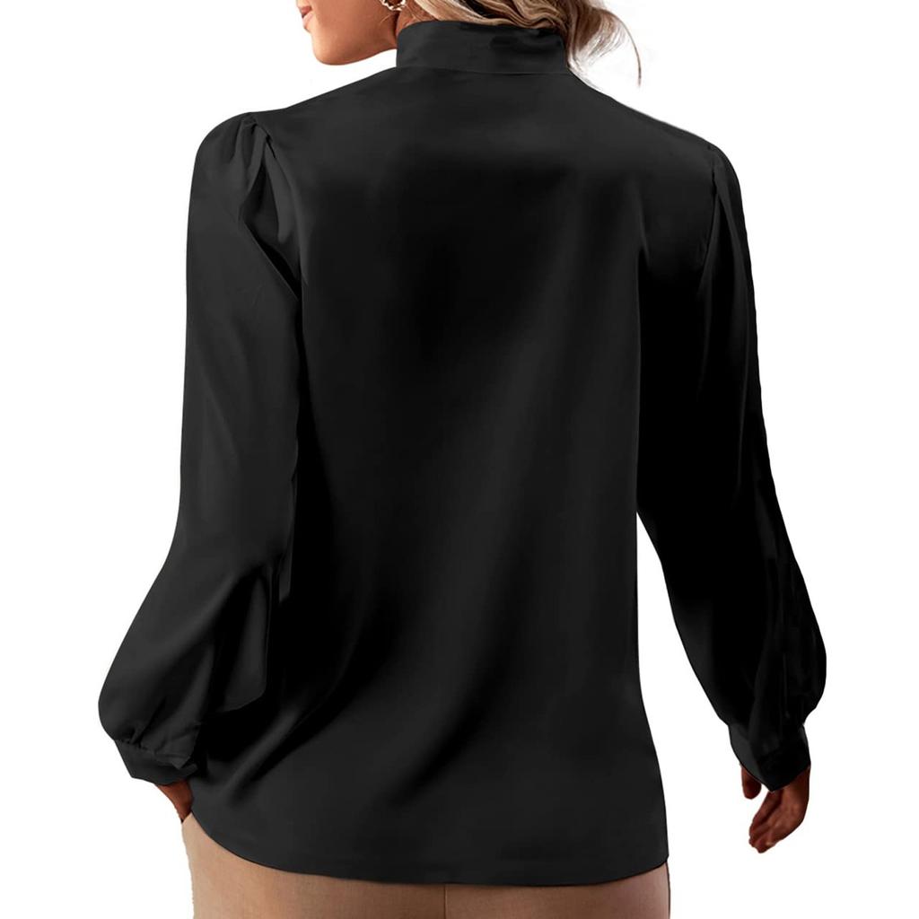 Women's Casual And Fashionable Solid Color Long Sleeved Shirt Top Long Sleeved Shirt Top