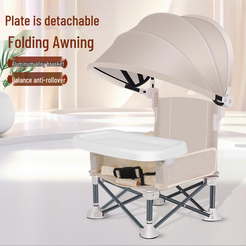 Portable Foldable Sunshade for Baby and Children's High Chair