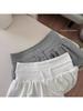 2025 Autumn Korean Spicy Girl Tulip Skirt: Slimming Drawstring Ruffle Design