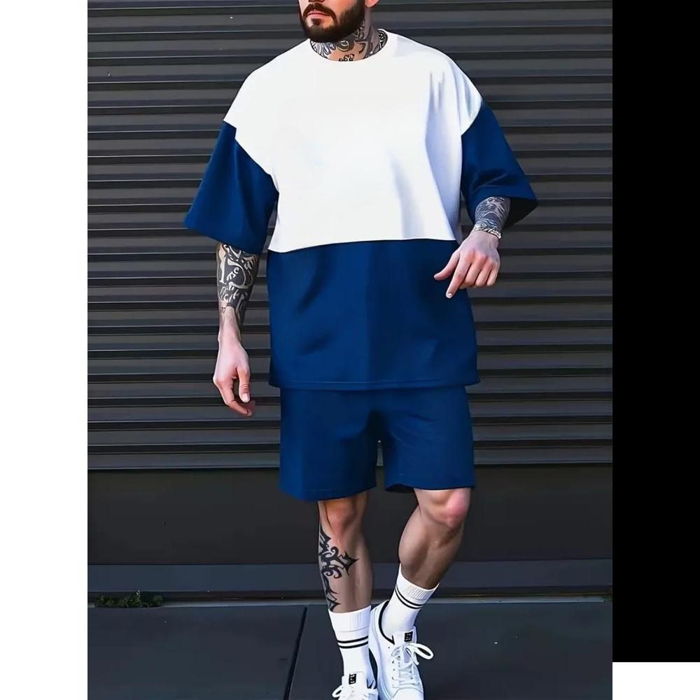 Fashion Versatile Men s Sports Suit Casual Loose Sportswear Comfortable Breathable Sport Wear Men’s S