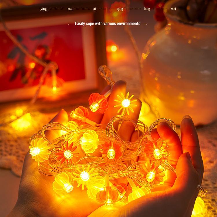 2024 New Year Waterproof Dragon Lantern String Lights - Flashing Festival Decor