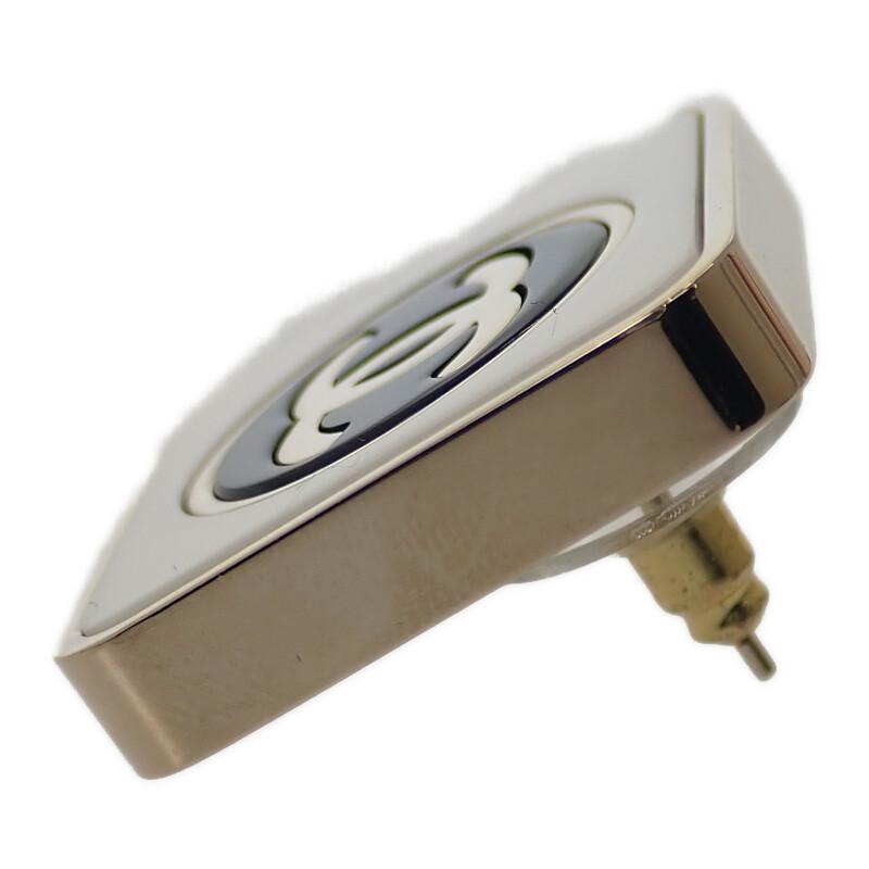 CHANEL AB9777 Pierce gold metal Women