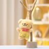 Dog Keychain Maltese Plush Toy Animal Doll Cartoon Decoration Gifts Pendant