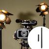 Professional Tripod Extension Rod for Camera Support Tripods and Monopods Stabilizers with 1/4" Screw Thread Aluminum