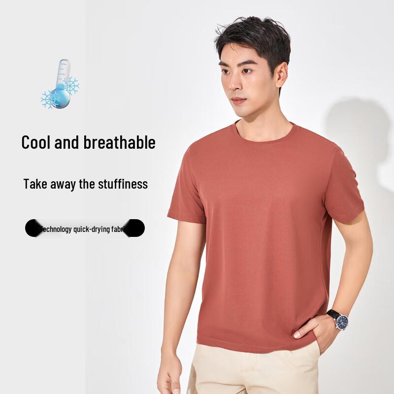 Fengxun Men's Casual Short Sleeve T-Shirt