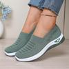 Mesh Knitted Breathable Women's Shoes, Flat-bottom Sports Shoes, Anti-slip Soft-soled Walking Shoes, Summer Style Casual Women's Shoes