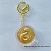 Year of the Horse Gold Zodiac Coin Keychain Souvenir - Commemorative Medal Pendant Gift