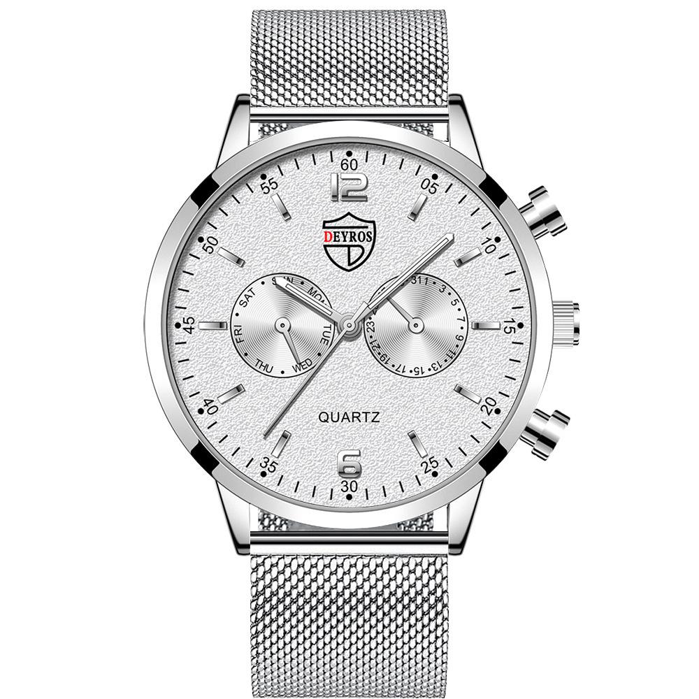 Fashion Watch Men'S Stainless Steel With Quartz Automatic Movement Watch