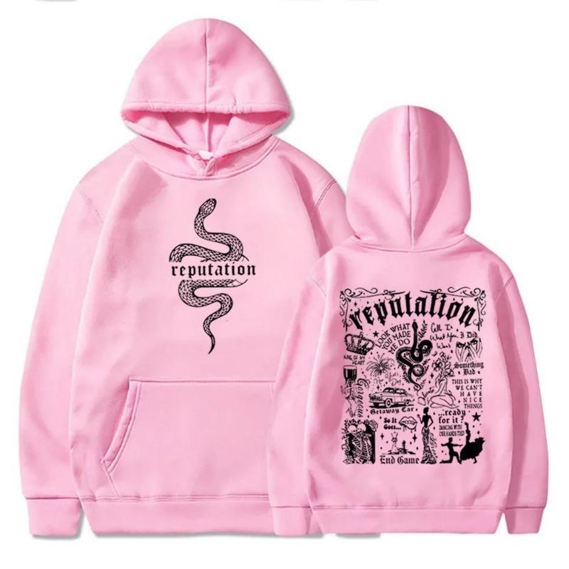Pop Music Mikina Taylor Hudební Mikiny Taylor Reputation Mikiny Pánské Dámské Pulovry Dárek pro Fanoušky Swift Pulovry Vrcholy Streetwear