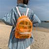 SchoolbagPVC Transparent Backpack Men and Women Couple Backpack Summer New Waterproof Backpack Jelly Bag Colorful Beach Bag