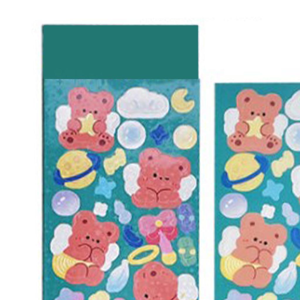 Kpop Photocard Sticker Decorative Cute Design Fun Scrapbooking Stickers for Phone Case Journaling