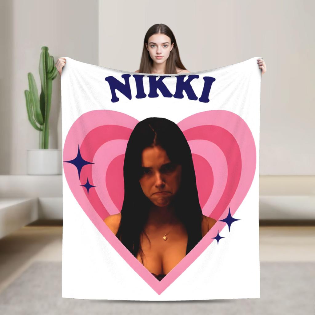 Obsession Horror Movie Blanket Wool Funny Warm Throw Blanket for Coverlet Decoration