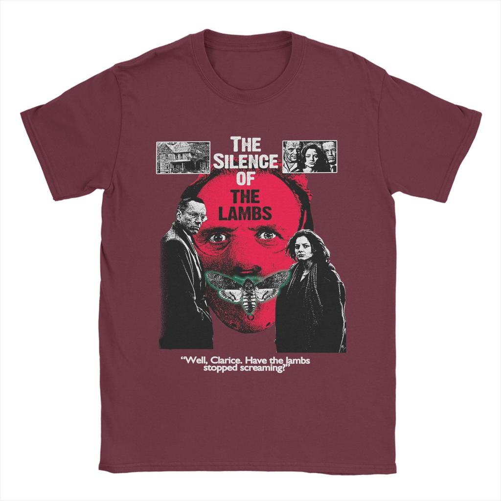 Men The Silence Of The Lambs T Shirt  100 Cotton Tops Fashion Short Sleeve Crew Neck Tees Plus Size TShirts