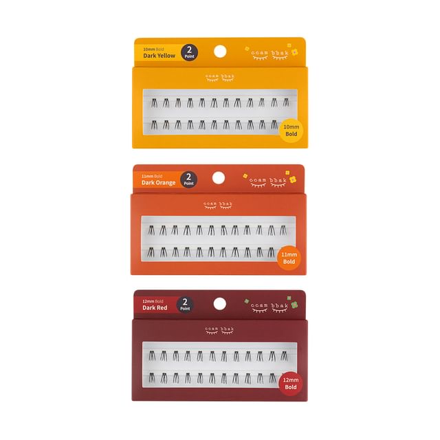ccam bbak - Original Bold Eyelash 2 Points - 3 Types 10mm