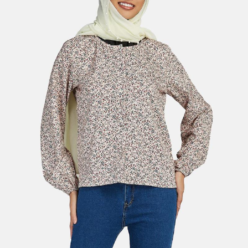 

2022 Korean Casual Women s Long Sleeve Fashion Print Shirt L оранжевый