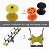 Gantry Fishing Rod Stand with Soft Wheels and Pod Bearing for Ice Fishing.