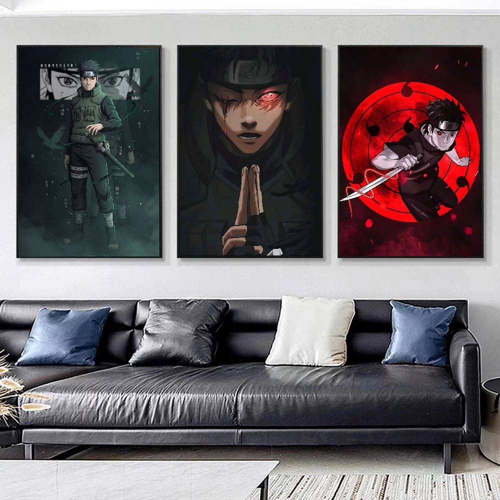 Anime Character Uchiha Shisui N-Naruto Posters HD Print Vintage Wall Art Decor for Home Study Room