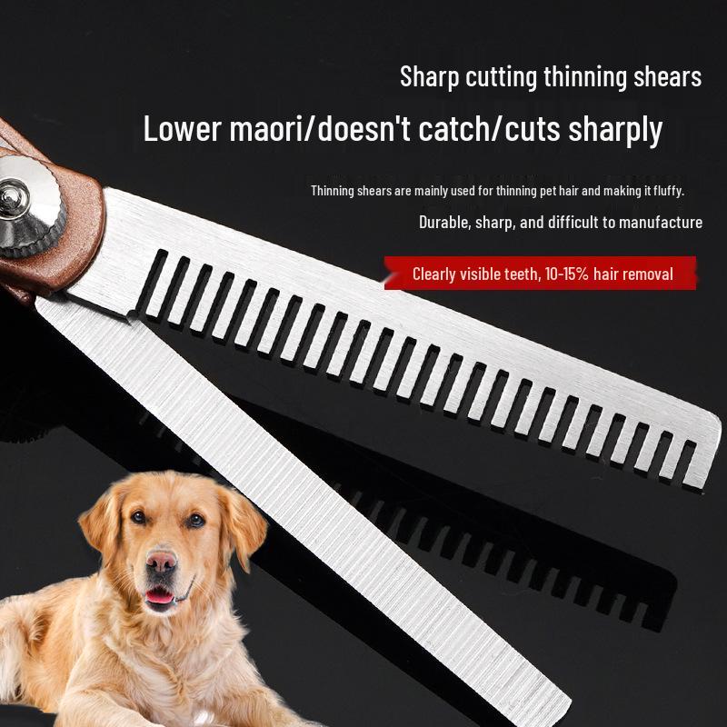 7-inch Curved Pet Grooming Scissors Set for Dogs – Popular Trimming Tools Collection