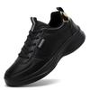 Fashionable and Casual New Leather Waterproof and Anti Slip Thick Soled Letter Sports and Leisure Running Plus Size Women's Shoes