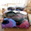 Bbno$ Check Bedding Set Single Twin Full Queen King Size Bed Set Adult Kid Bedroom Duvetcover Sets Game Anime Bed Sheet Set