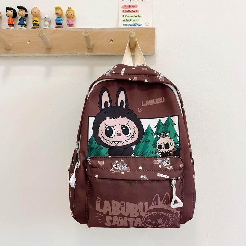 Cute Nylon Colorful Backpack For Kids With Air Cushion Straps Ideal For School Use