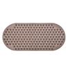 88 * 40cm Elliptical Bathtub Anti Slip Pad Long Bathroom Bubble Massage Curved Foot Mat Suitable for The Elderly Children Suction Cup Bath Pads