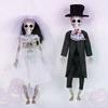 30cm Realistic Skeleton Halloween Decorations with Articulated Joints For Party Centerpieces Display Indoor and Outdoor