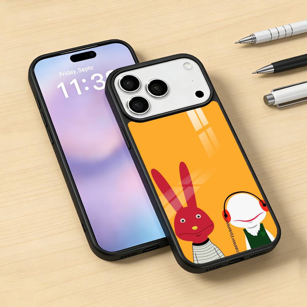 Cute B-Bodoque 31 Minutos Bunny Phone Case For iPhone17,16,15,14,13,12,Pro,Max,Magnetic For Magsafe Wireless Charging