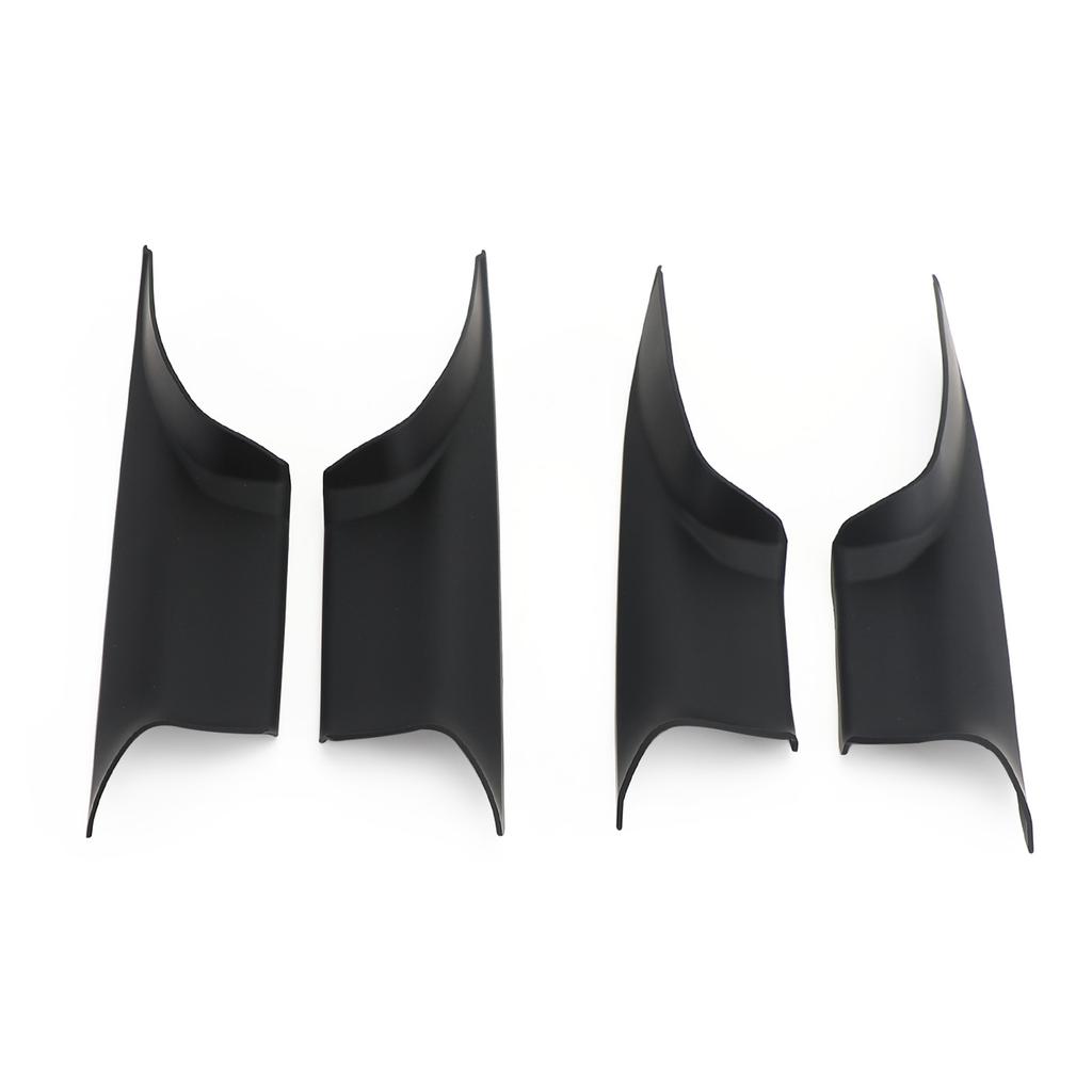 4PCS Front Door Inner Handle Pull Carrier Cover For BMW 7 F01 F02 2008-2015